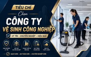 tiêu chí chọn công ty vệ sinh công nghiệp